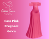 Cass Pink Pregnant Gown