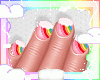 Kids Rainbow Nails