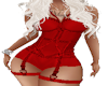 Red corset outfit