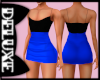 Blue Latex Skirt & Top