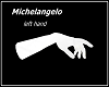 MICHELANGELO left hand