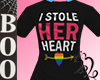 her heart TB t-shirt