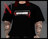 HYPE Black T-Shirt+Tatto