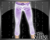 Purple Plastic Capris