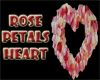 (IKY2) ROSE PETALS HEART