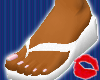 [LF] White Flip Flops