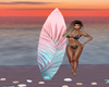 Surfboard With Poses