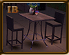 [IB] black table&chair