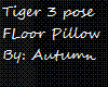 3 pose tiger pillow
