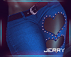! Hearts Jeans Blue