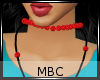 MBC|Dotty Red Necklace