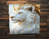 White & Gold Lion
