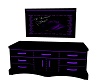 Black An Purple Dresser