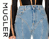 MUGLER spiral jeans