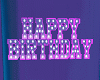 Happy Birthday sign nion