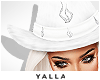 YALLA Cowgirl Hat WHITE