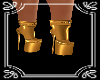 gold strap heels