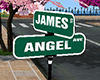 A&J street sign