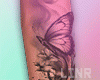 Left Arm Tat Butterfly