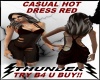 [BT]Causal Hot Dress Red