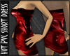 Hot PVC Short Dress Red