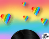 !B Pride Floating Hearts