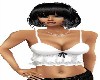 WHITE BABYDOLL TOP