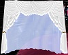 Curved Curtain-White/Blu
