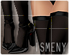 [Is] Black Heel+Stocking