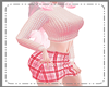 (OM)Sweater Skirt Pink