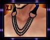 [I] Blk Pearl Necklace M