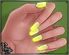    Chartreuse Glow Nails