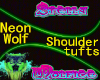 Neon Wolf-Shoulder tufts