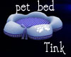 pet bed = blue 
