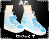 !♥ Blue Cherry Shoes