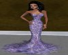 Marbled Purple Gown