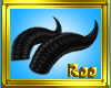 Black Demon Dragon Horns