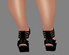 !R! Black Platform Heels