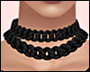 E* Black Chain Necklace