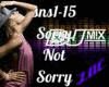SORRY NOT SORRY