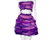 B Purple Leaf Dress