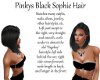 Pinkys Black Sophie Hair