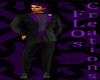 [F] Suit Black & Purple