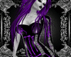 b purple monster dress