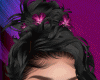 Black + Magenta Flower