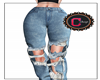 [C] Ripped Blue Jeans