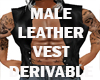 (D)Leather Vest M