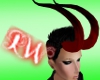 ~RW~ red and black horns