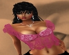 FD5 sweet lace top pink