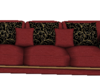 Red & Gold settee